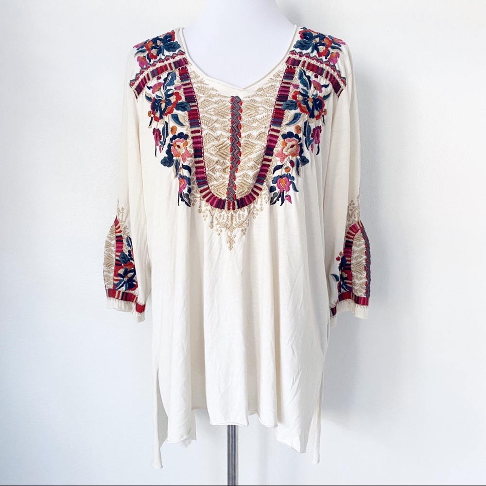 Johnny Was Embroidered Tunic